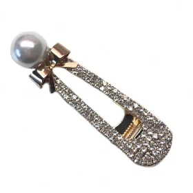 Fermacapelli Strass e Perla