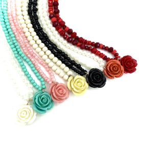 Girocollo Choker Rosa Charm