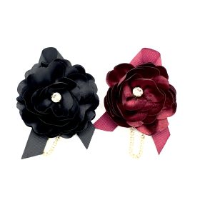 Spilla Rosa con catena