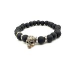 Bracciale elasticizzato Teschio Born to be Wild