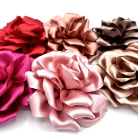 Spilla donna Mega Rosa in raso