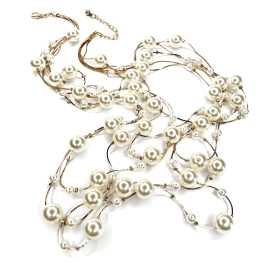 collana multifilo perle