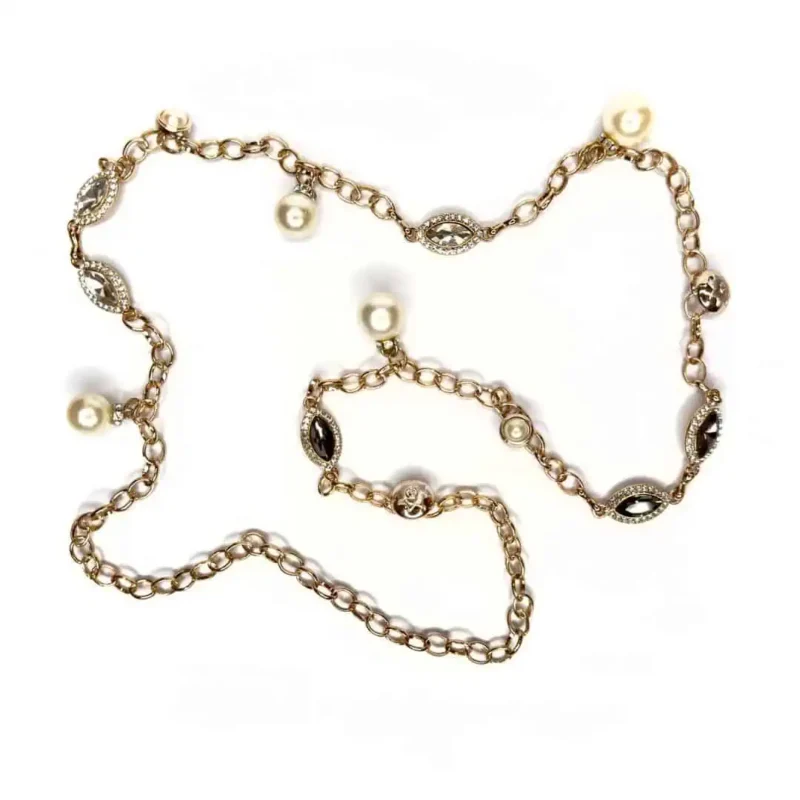 Collana dorata donna