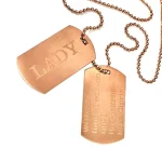 Collana piastrina militare