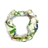 Floreal verde e blu
