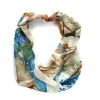 Foliage azzurro verde beige