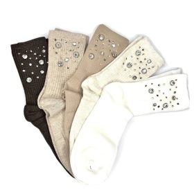 Calze a costine gioiello