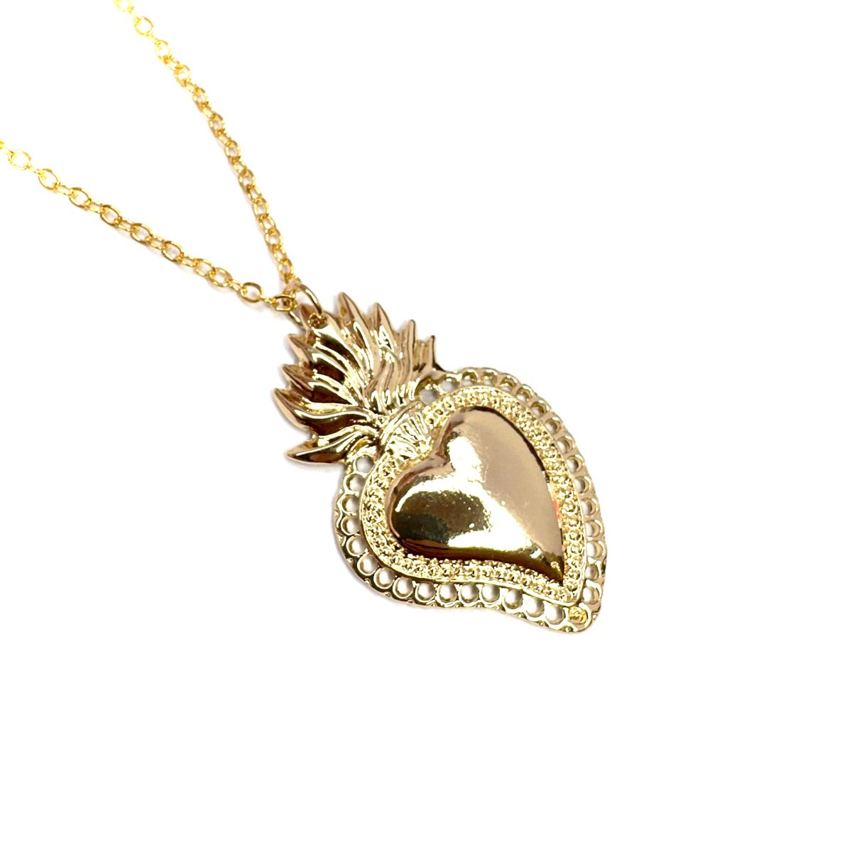 collana con cuore sacro