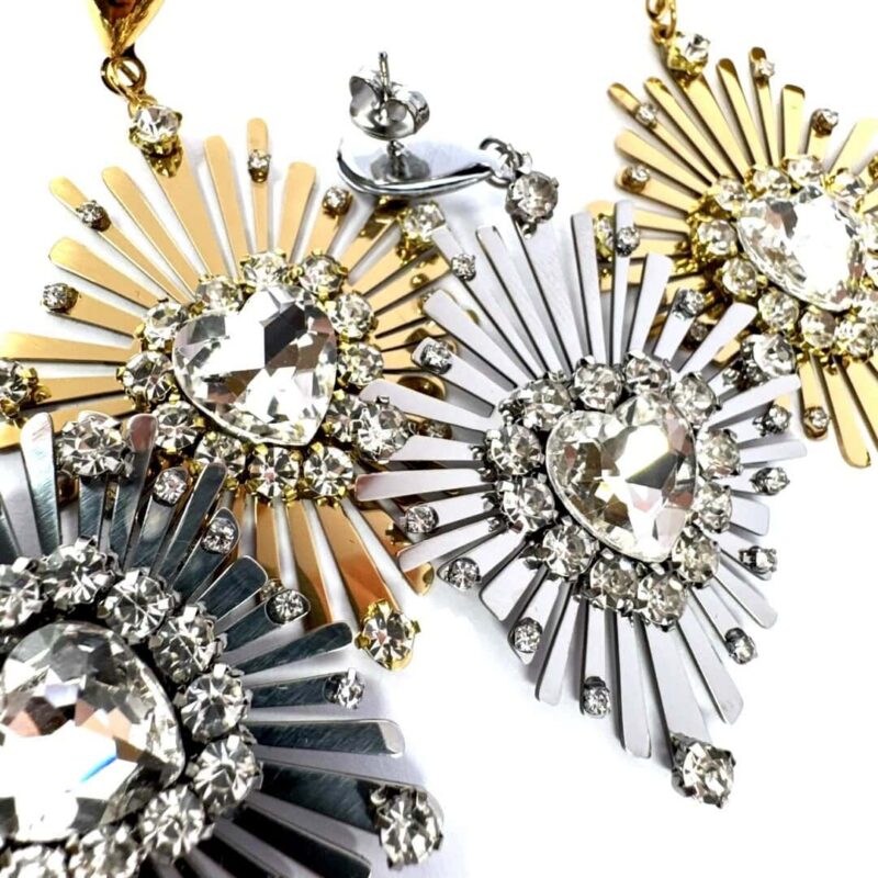 Orecchini cuore sacro