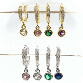 Orecchini cerchio brillanti