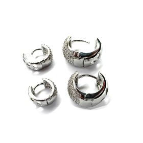 Orecchini di strass mini cerchietto