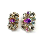 orecchini pietre colorate