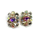 orecchini pietre colorate