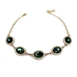collana pietra colorata