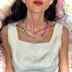 Collana swarovski girocollo.