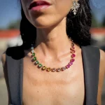 Collana swarovski girocollo.