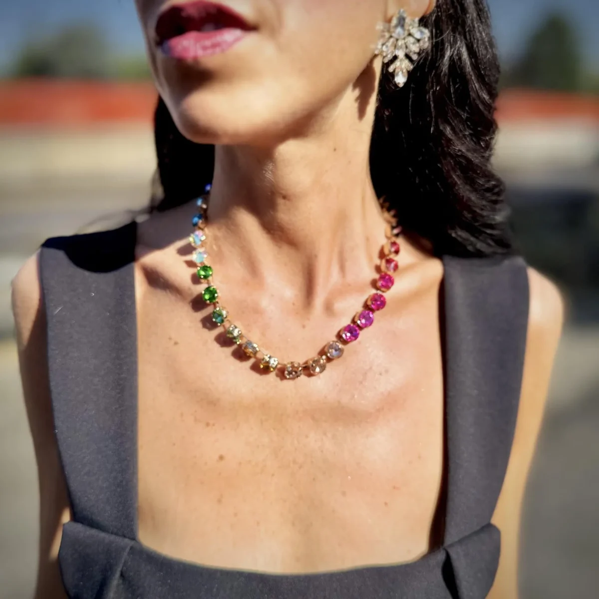 Collana swarovski girocollo round - immagine 45