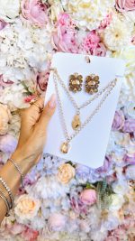 set bijoux cuore oro