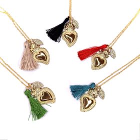 Collana cuore sacro oro