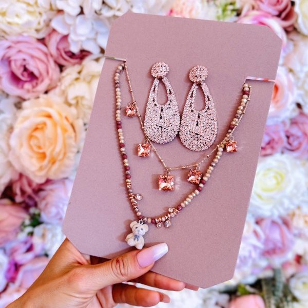 Set bijoux oro rosa