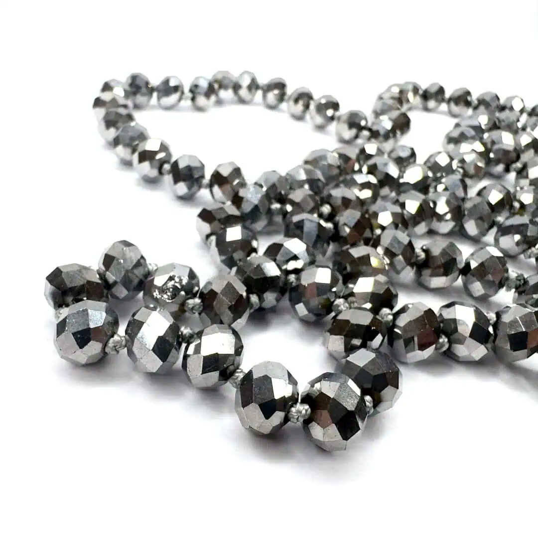 collana lunga argento