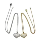 collana cuore swarovski