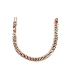 bracciale tennis oro rosa