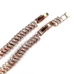 bracciale tennis oro rosa