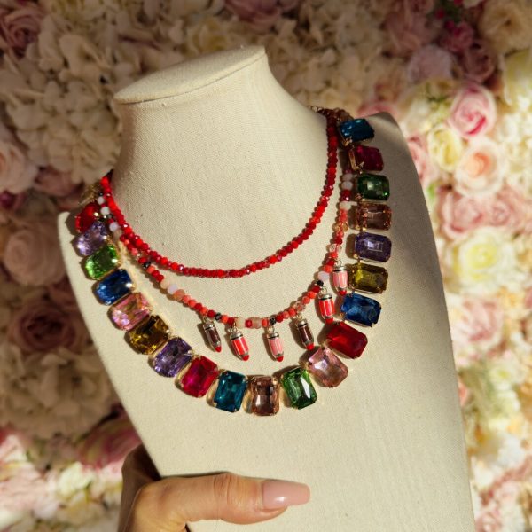 set bijoux multicolor