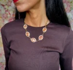 collana pietra colorata
