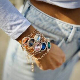 bracciale con pietra