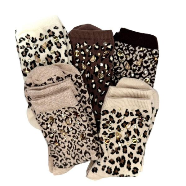 calzini leopardati