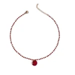 collana con cristallo