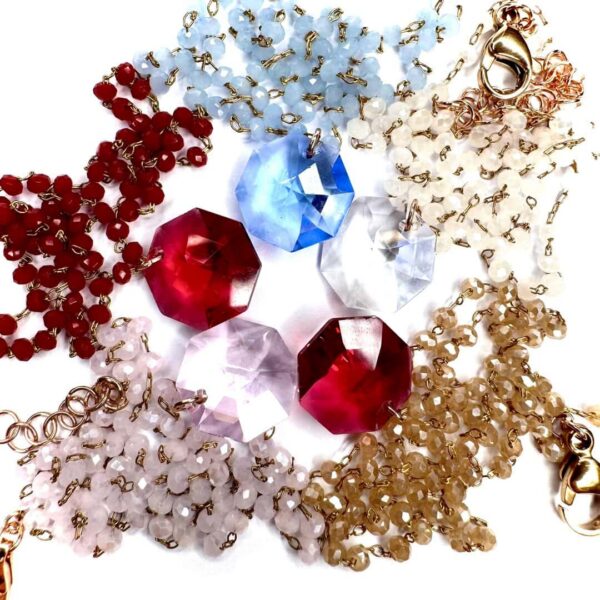 collana con cristallo