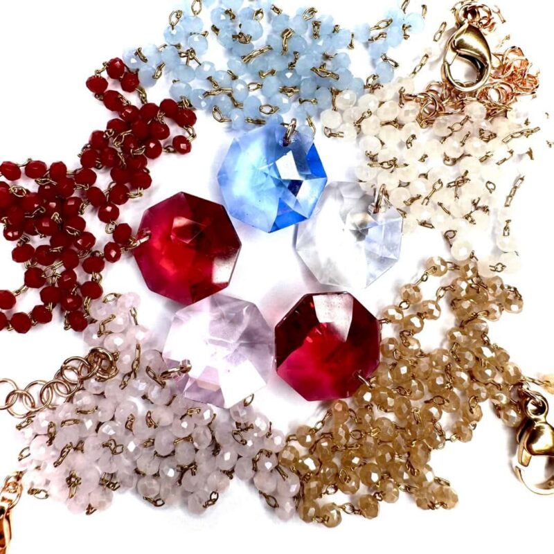 collana con cristallo