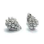 orecchini cerchio perle