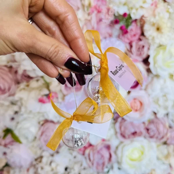 Palla di Natale Braccialetto fiore double face