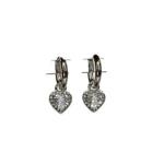 Orecchini cuore brillanti