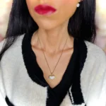 collana cuore swarovski minimal