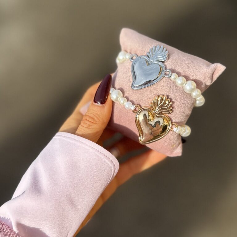 bracciale cuore sacro