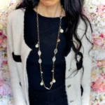 Collana dorata donna