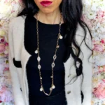 Collana dorata donna