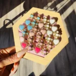 Anello pietra colorata Boho - immagine 2