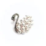 Spilla swarovski cigno