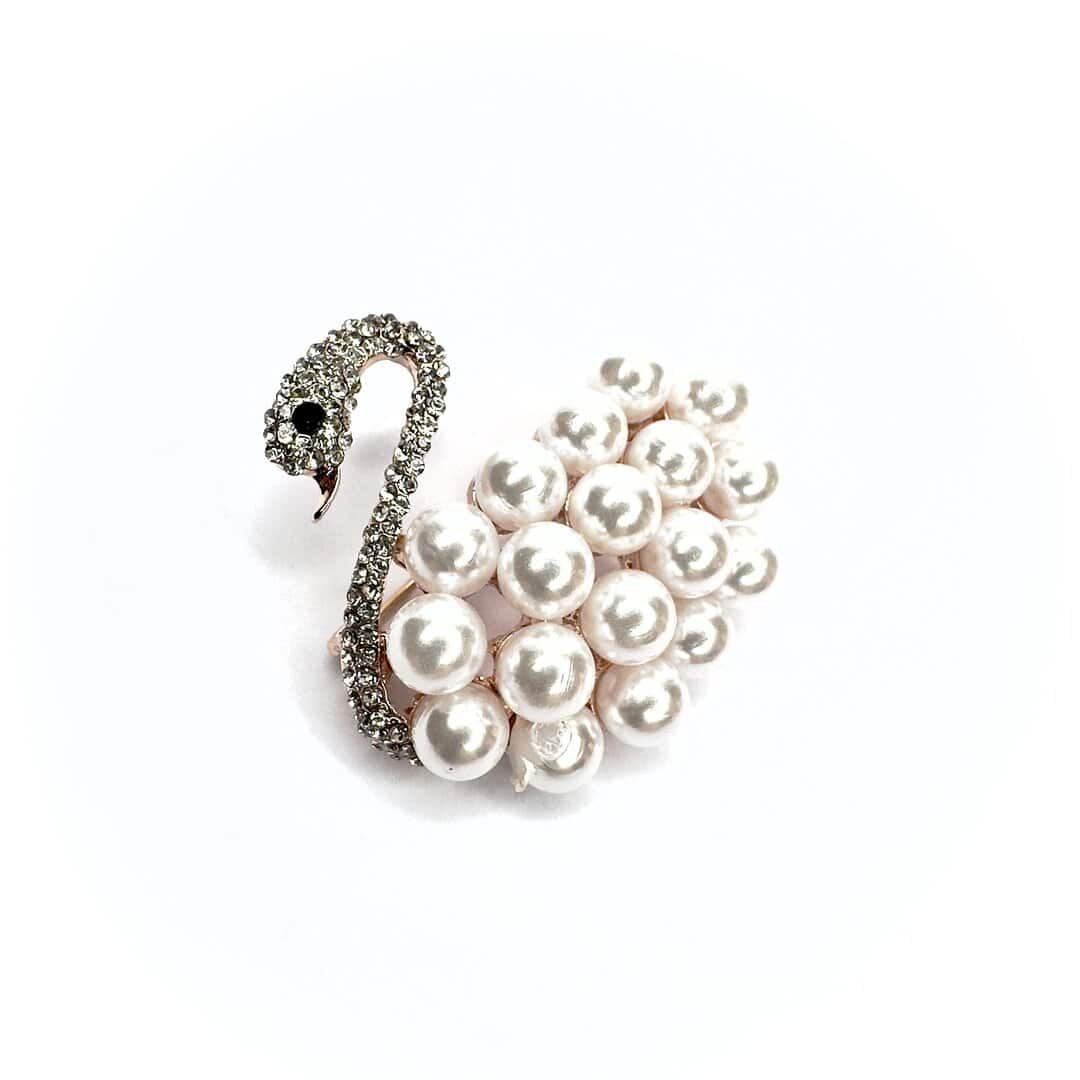 Spilla swarovski cigno Spilla swarovski cigno