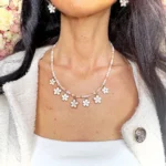 collana con fiori