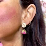 orecchini rosa