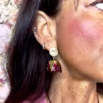 orecchini rosa