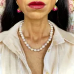 Collana con perle Rosate Afrodite - immagine 9