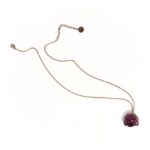 Collana rosa catena Amaranto Botanic - immagine 2